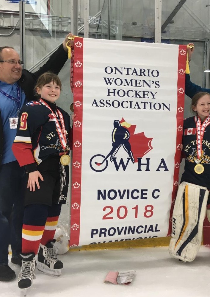 Panthers with banner