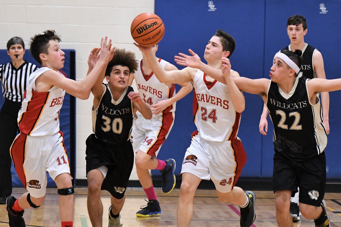 WOSSAA junior boys' A basketball final