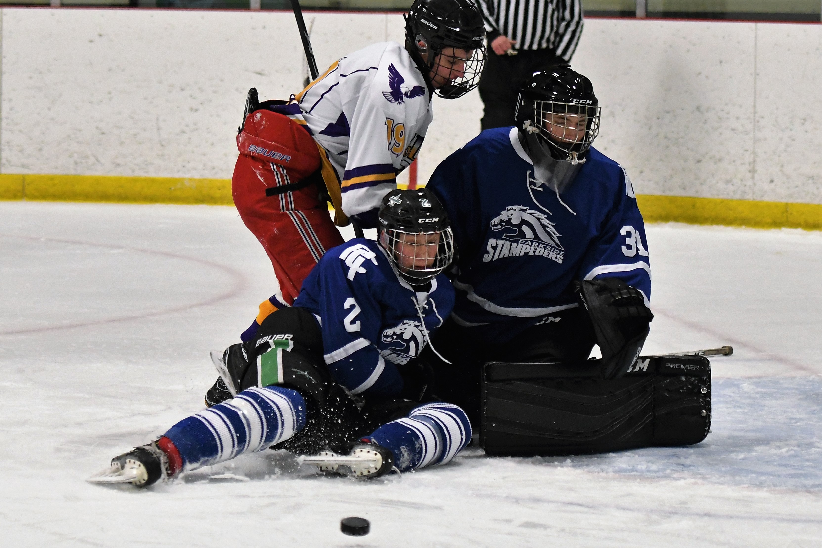 Parkside vs East boys hockey game one