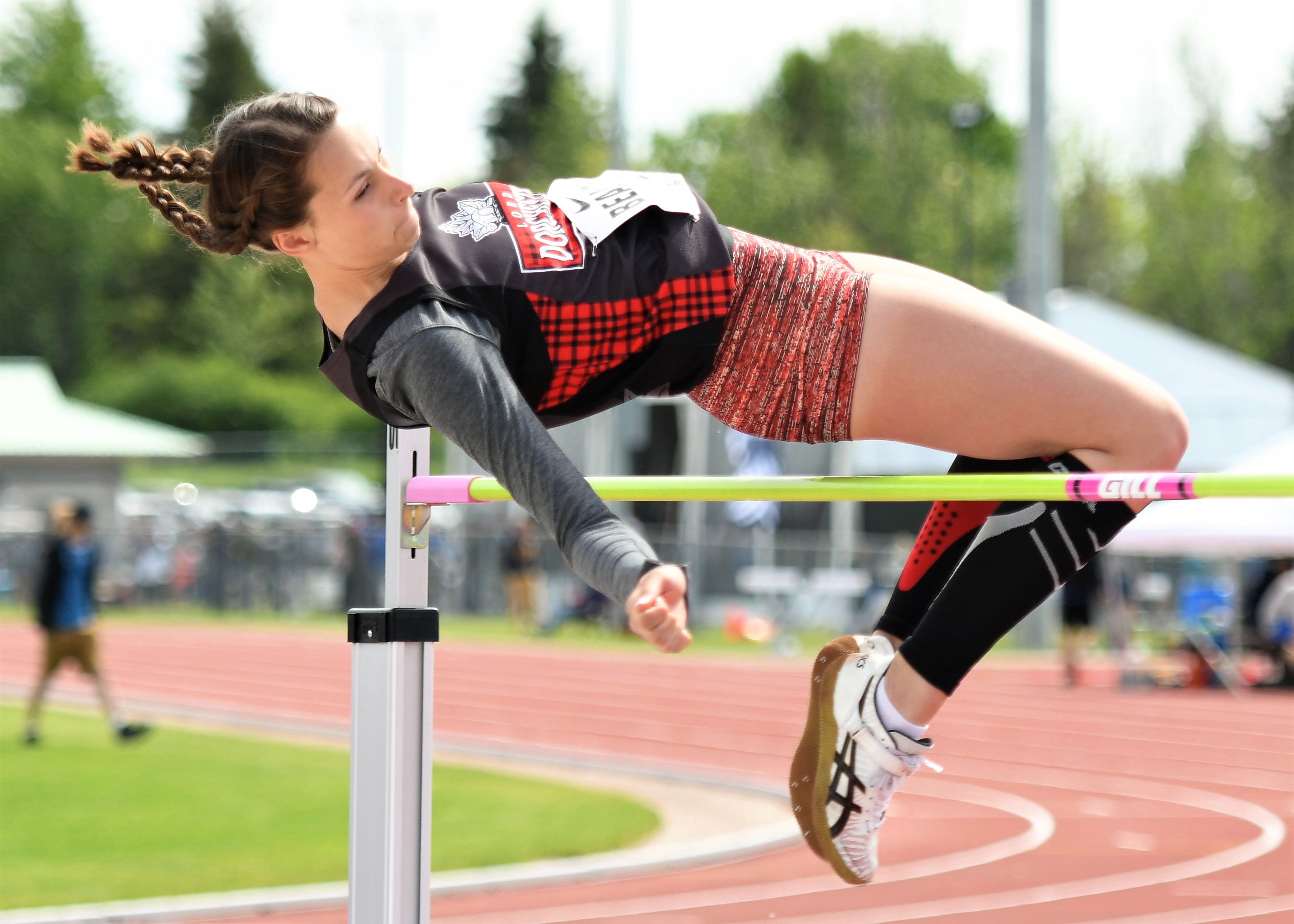 Katie in high jump