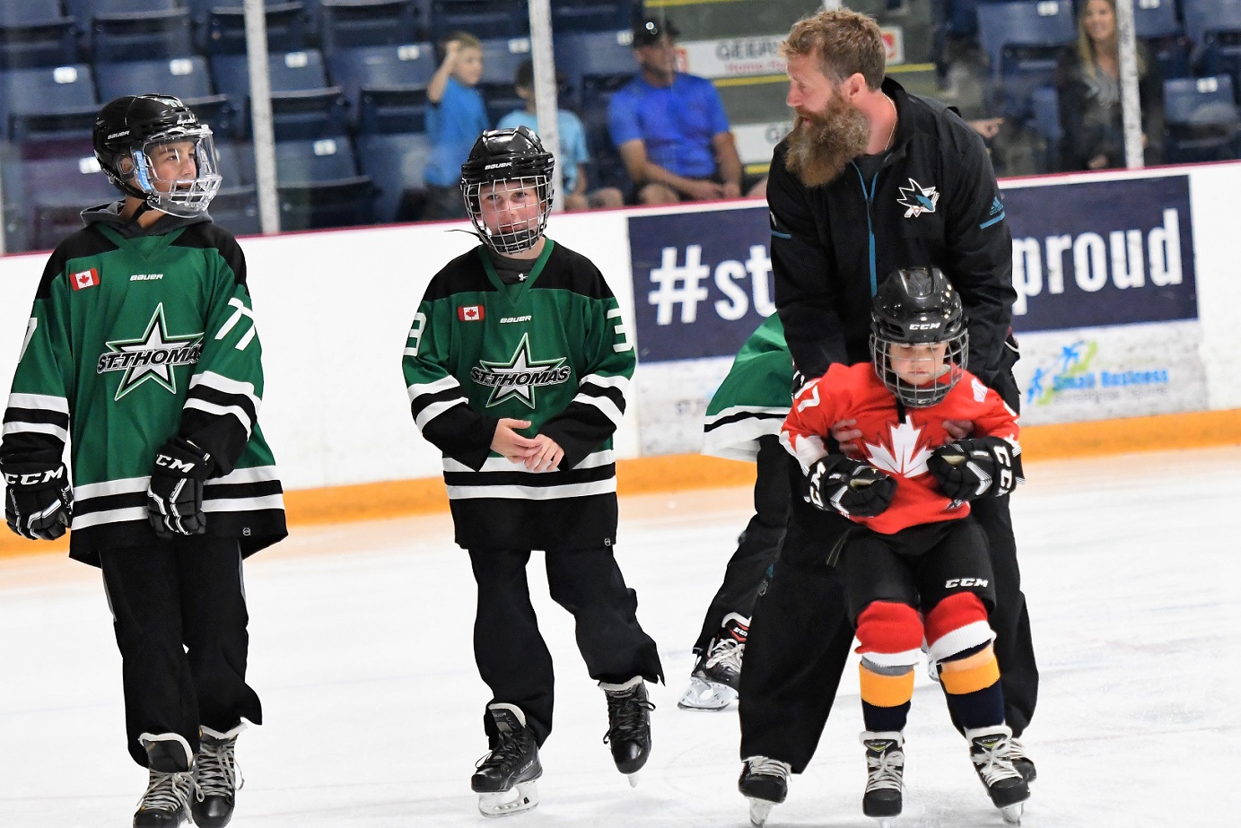 Joe Thornton communirt Centre