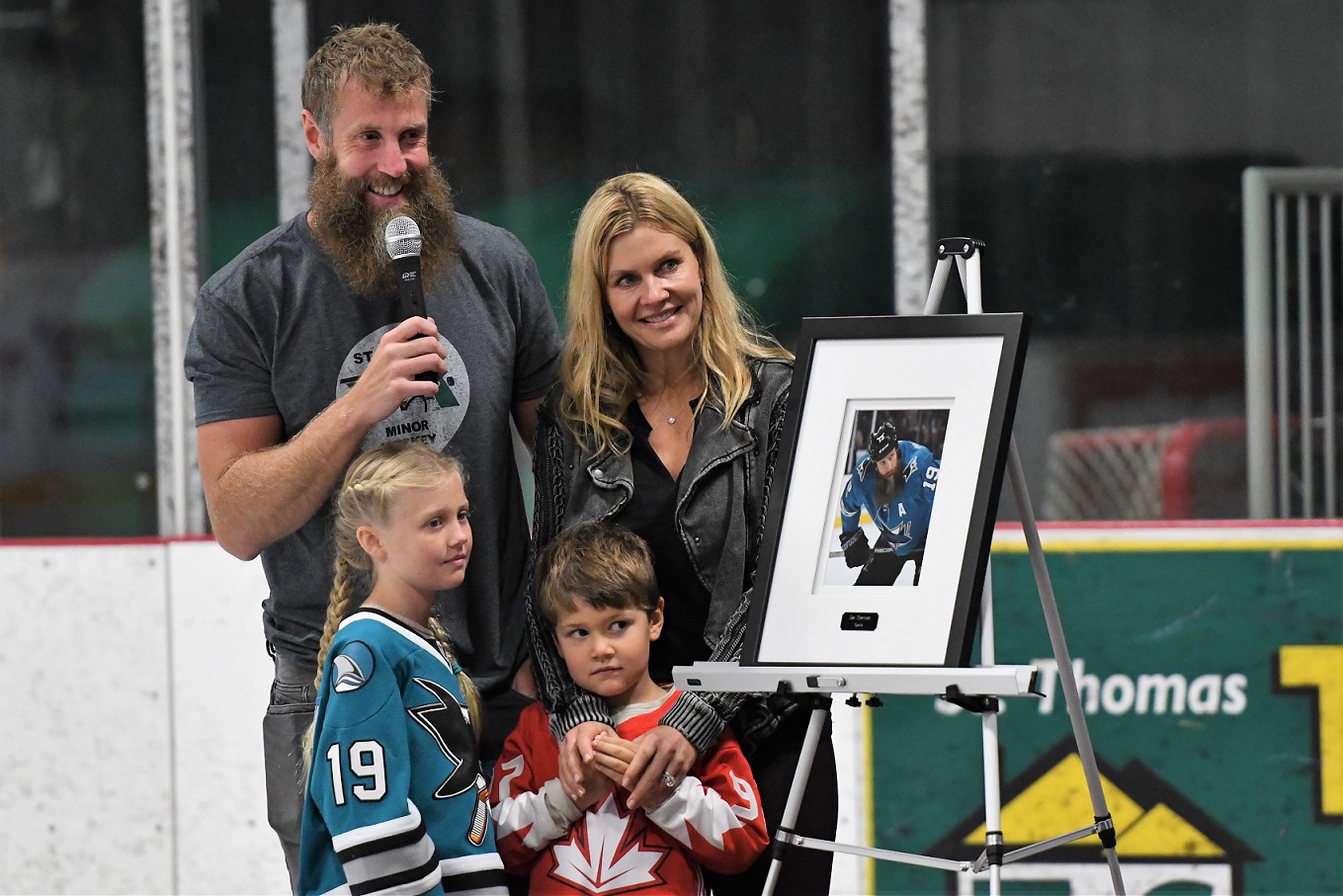 Joe Thornton communirt Centre