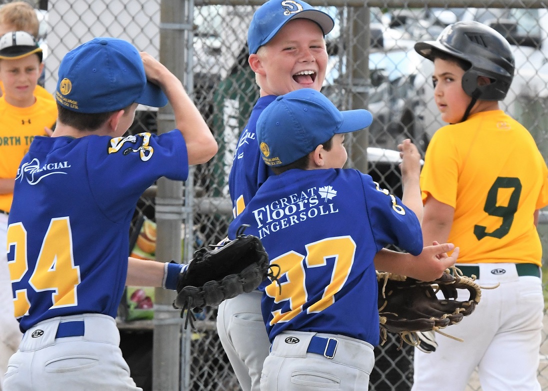 Celebrating a victory