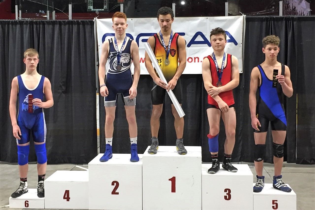 Gavin on podium