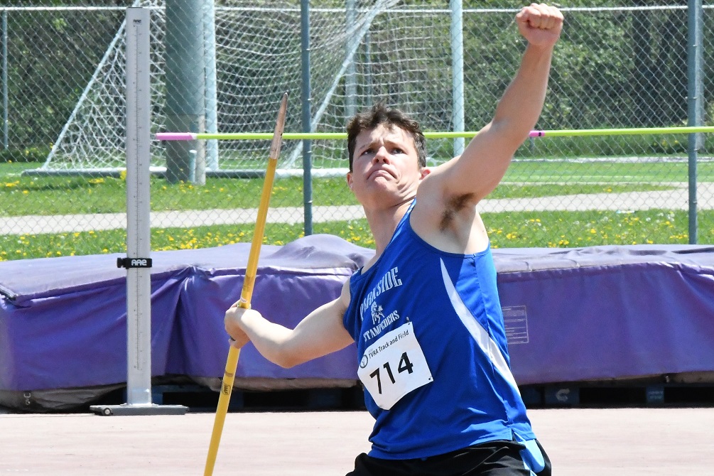 Copeland throws javelin