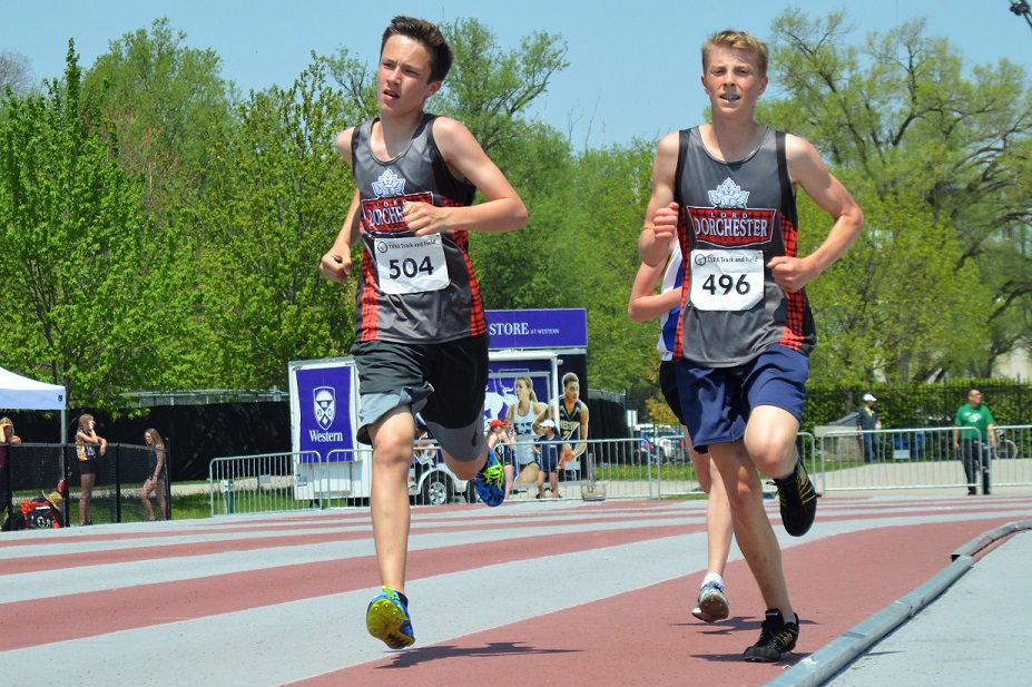 Pink and Erb during the 3000