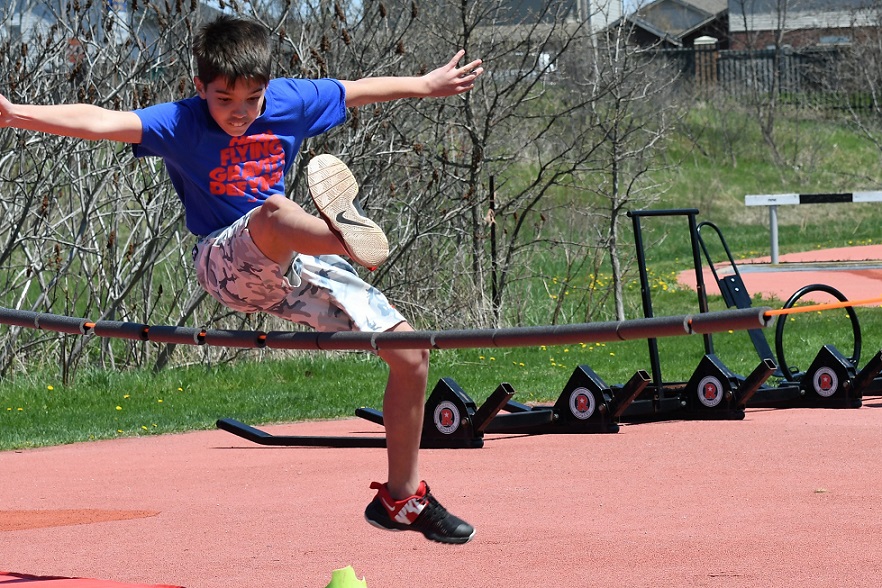 St. Anne's JR boys high jump