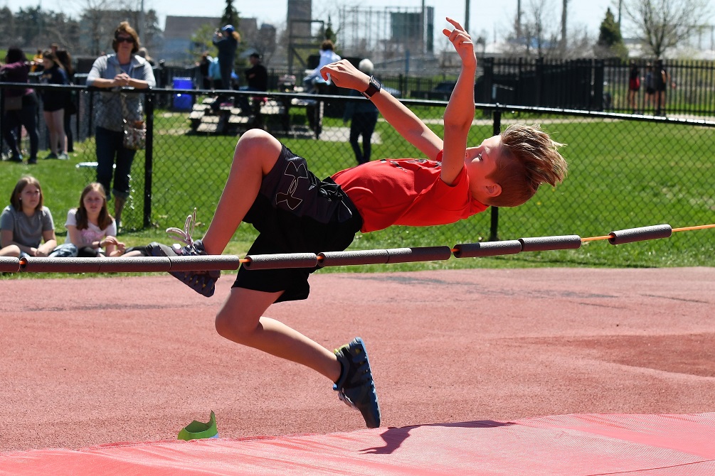 St. Anne's JR boys high jump