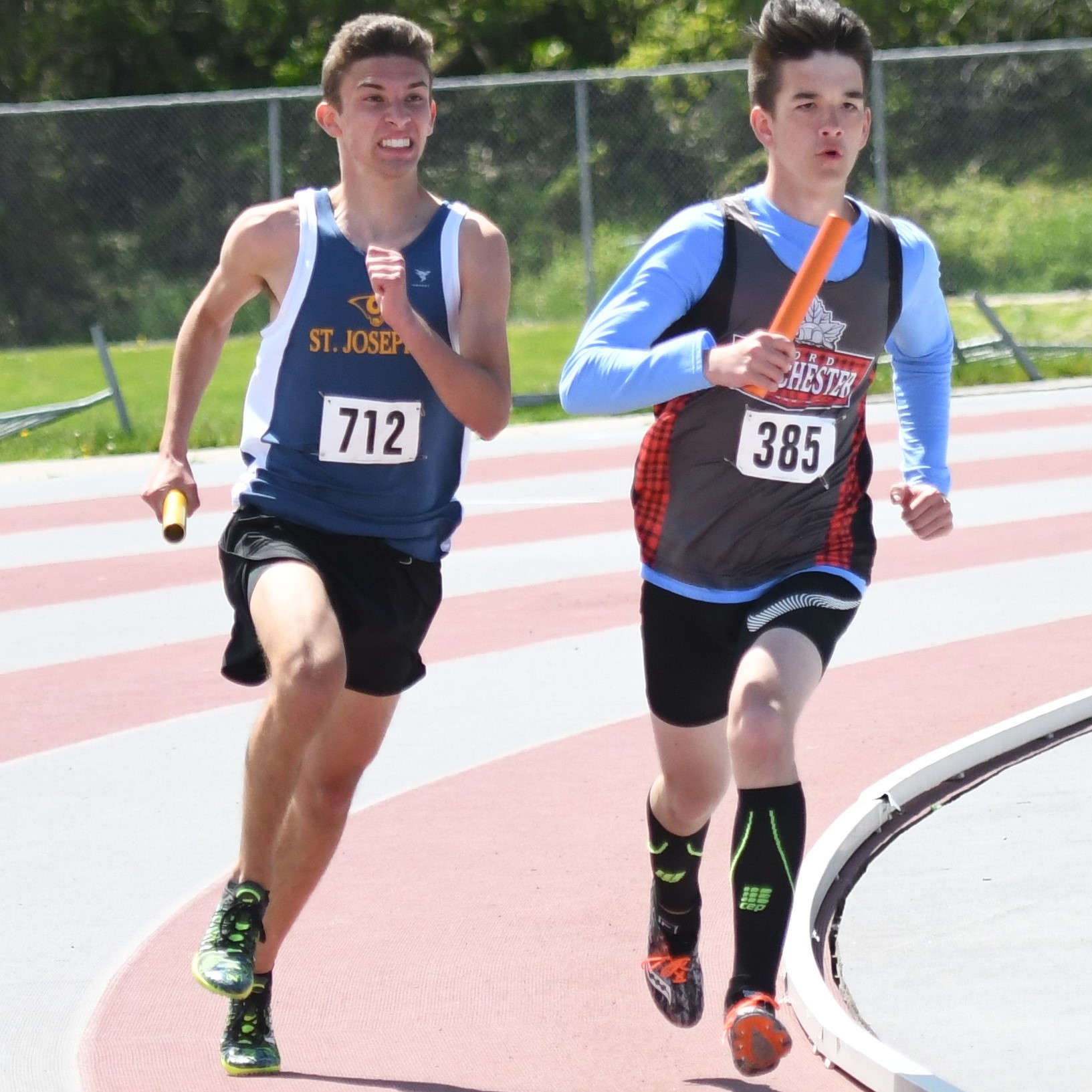 Open men's 4x4 Hardy and Sean