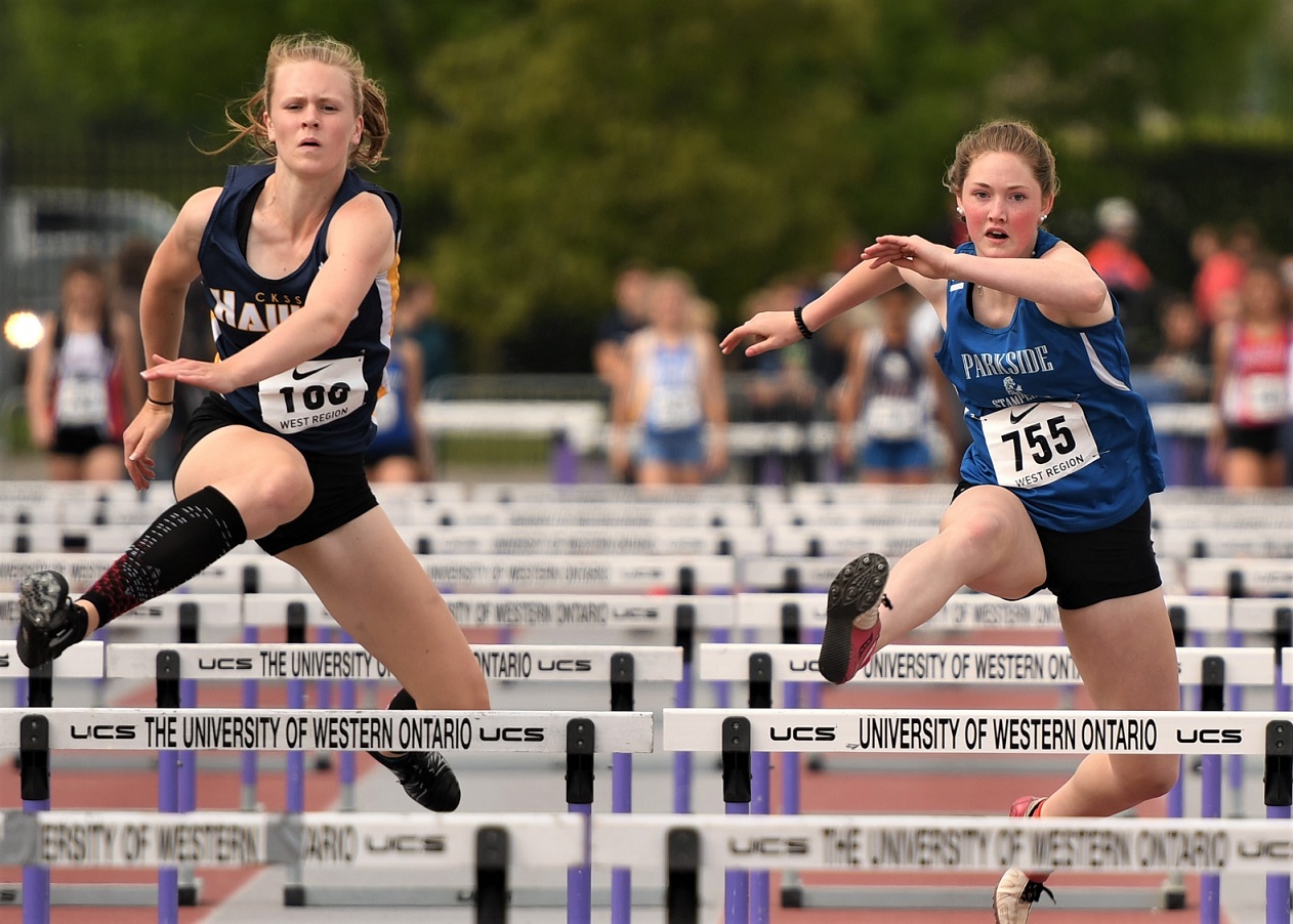 Kenzie 80m hurdles final