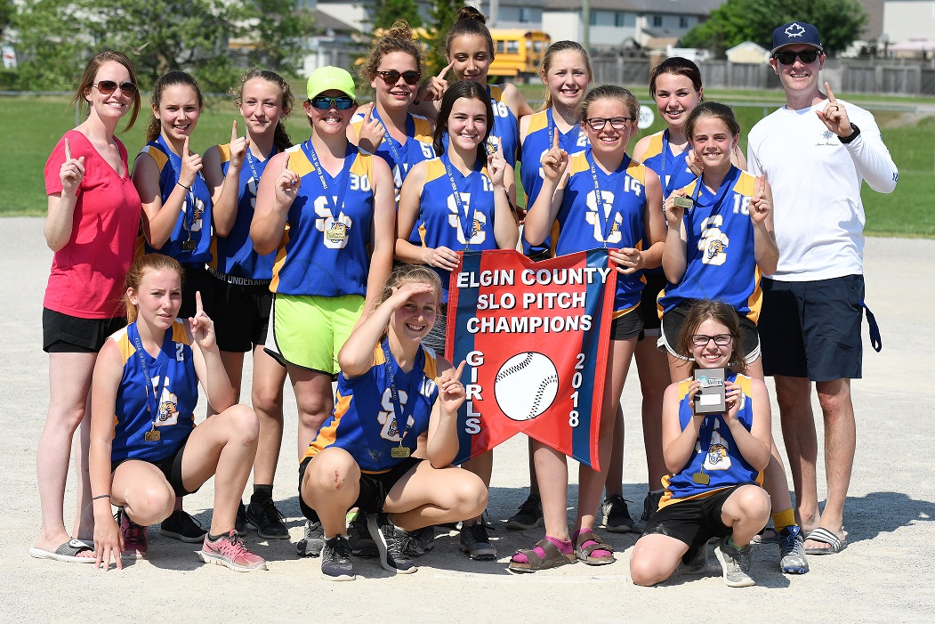 TVDSB Elgin girls slo-pitch final