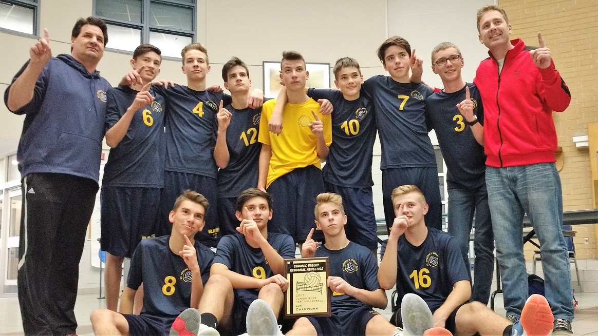 District JR boys VB final