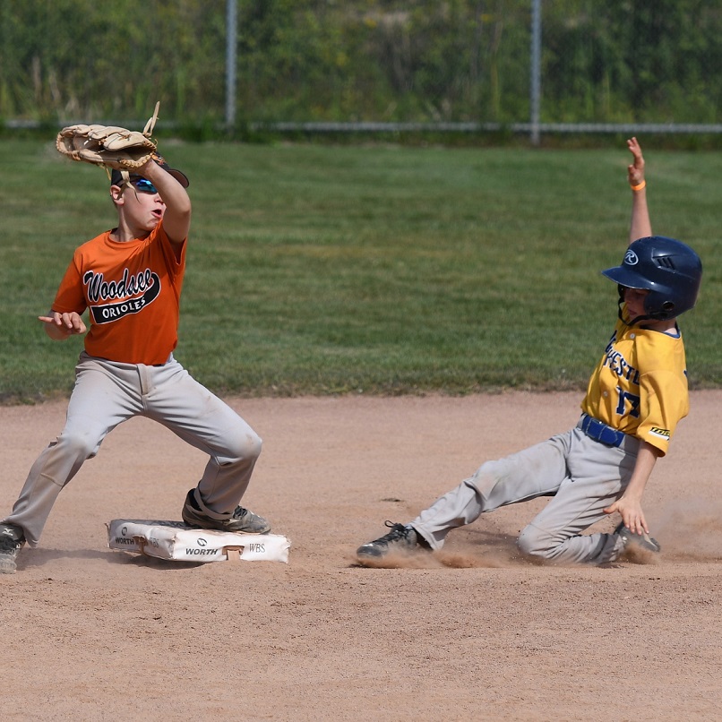 Mercer slides into second base