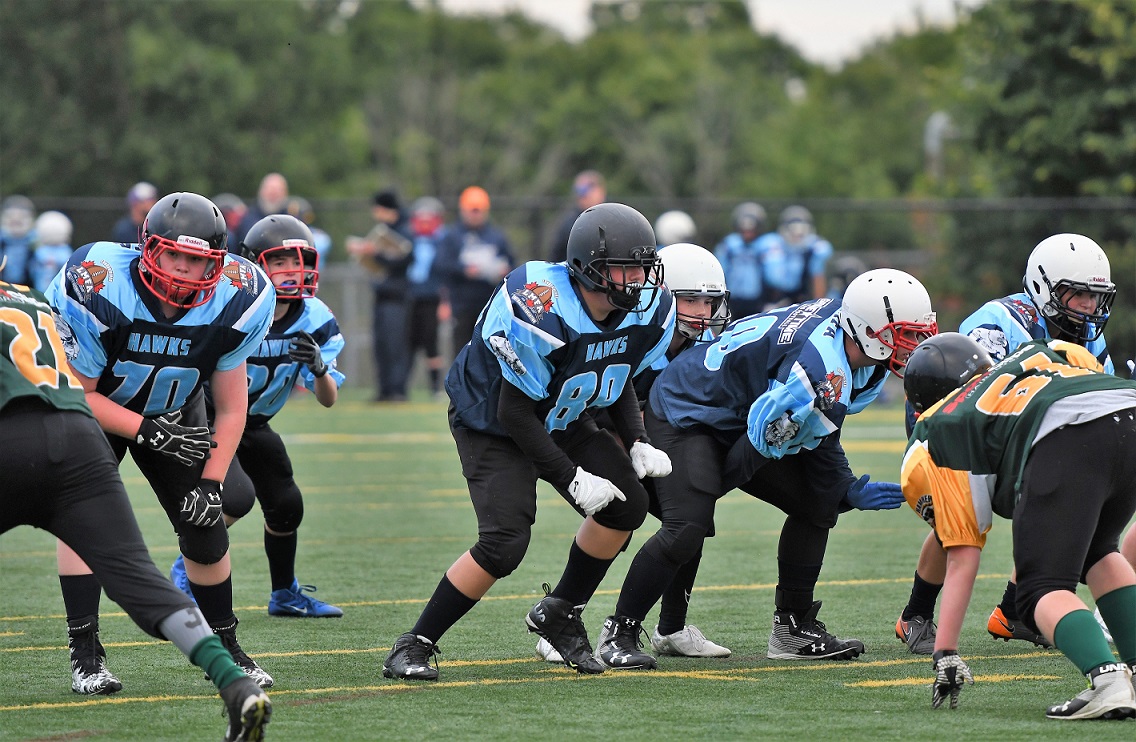 peewee Hawks season opener