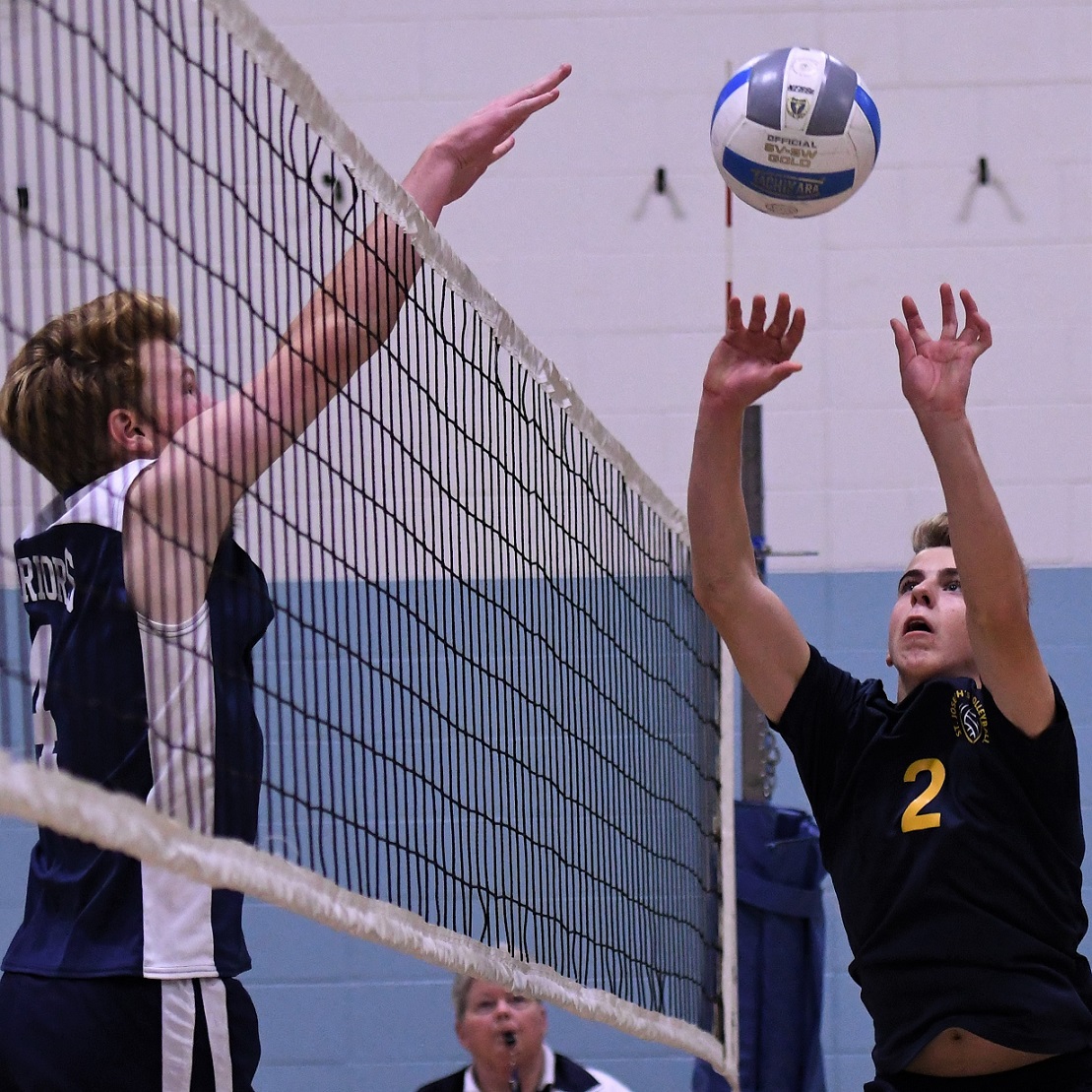 District JR boys VB final