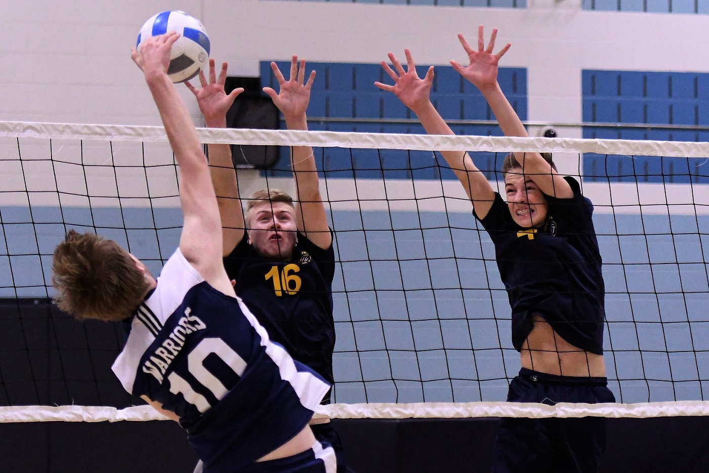 District JR boys VB final