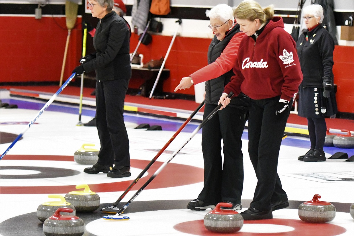Belles and Brooms Bonspiel day 2