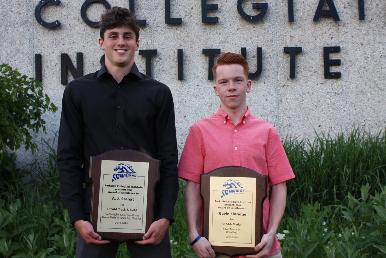 Parkside Athletic awards