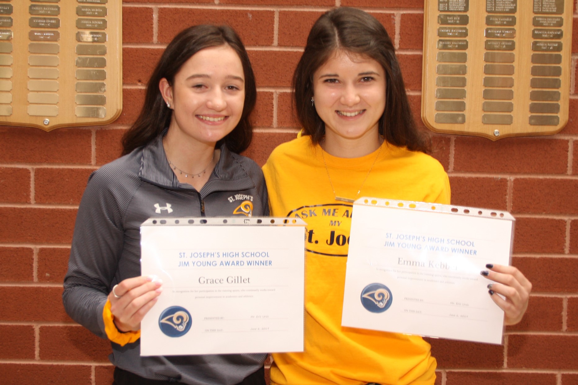 St. Joe's Athletic awards