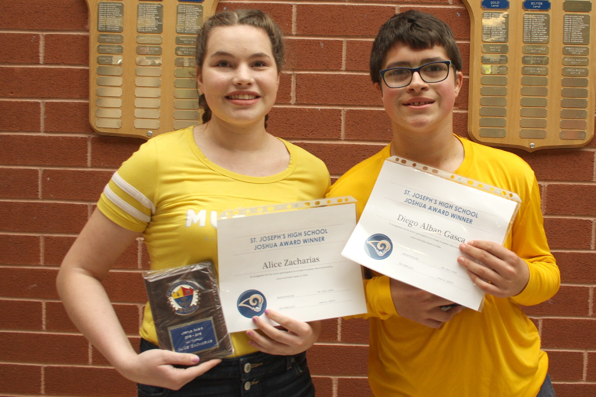 St. Joe's Athletic awards