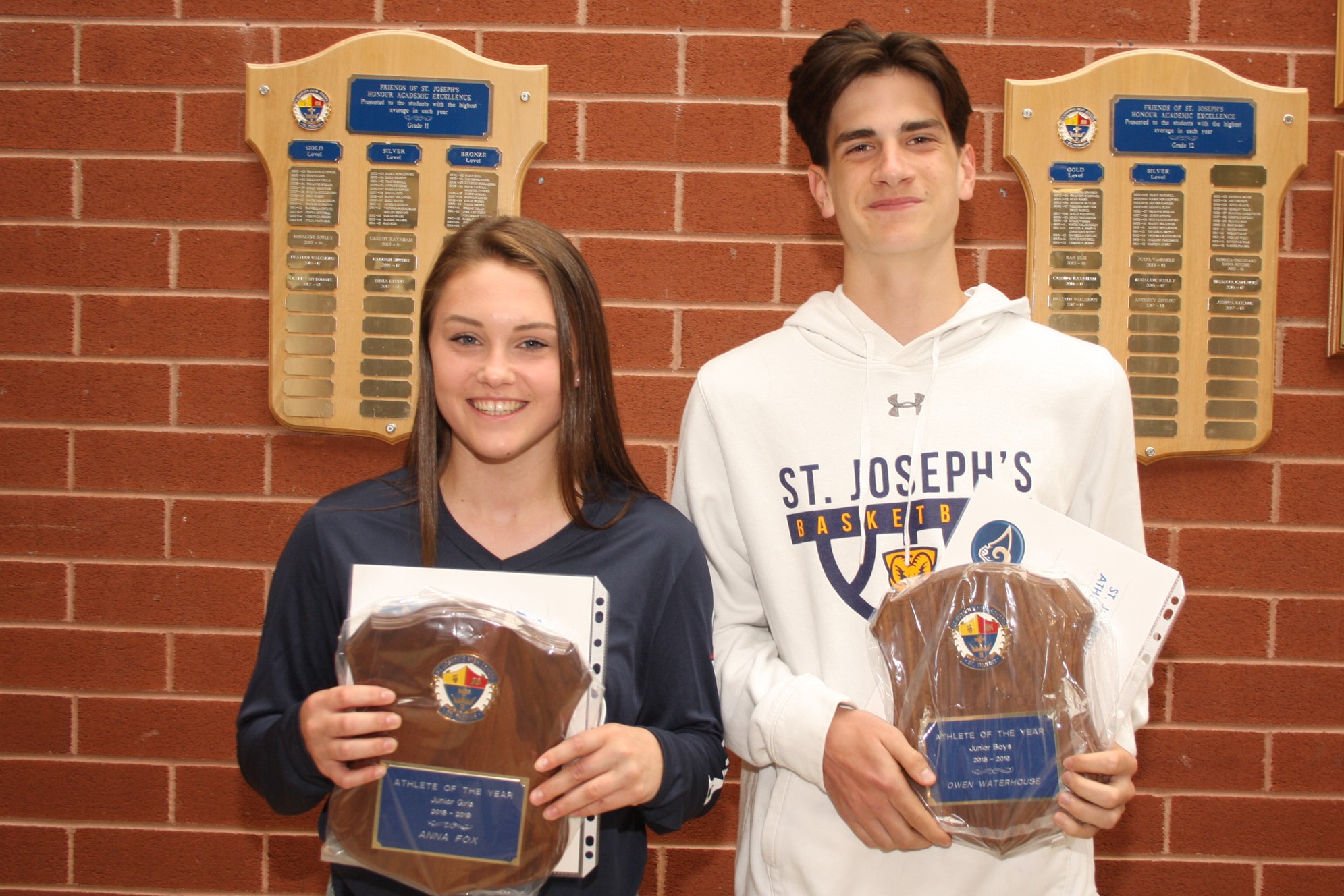 St. Joe's Athletic awards