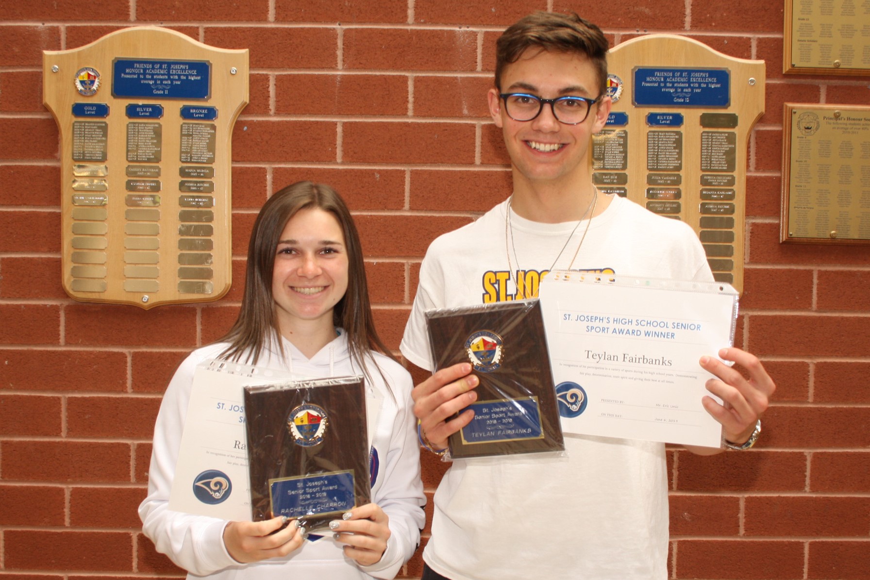 St. Joe's Athletic awards