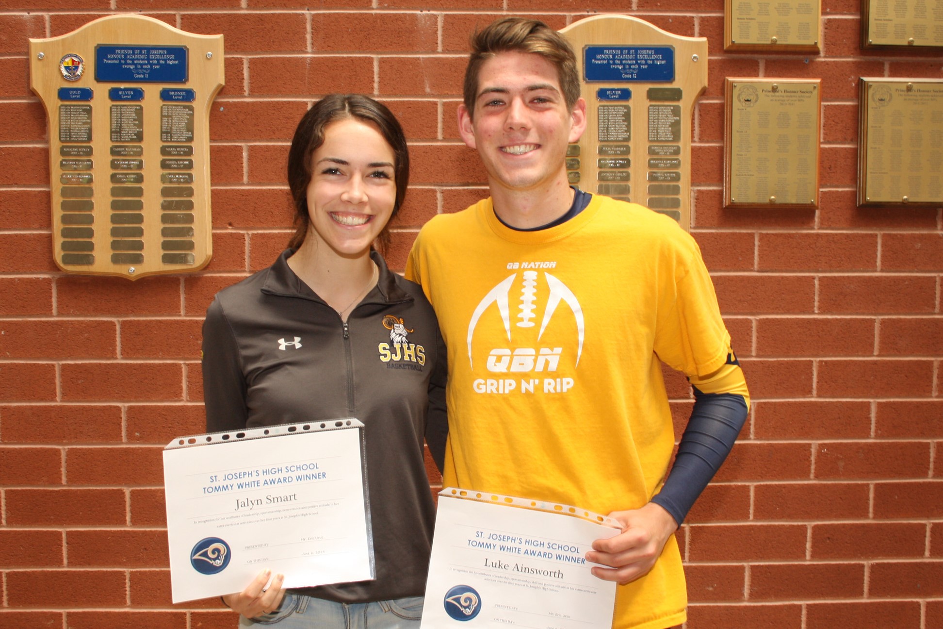 St. Joe's Athletic awards